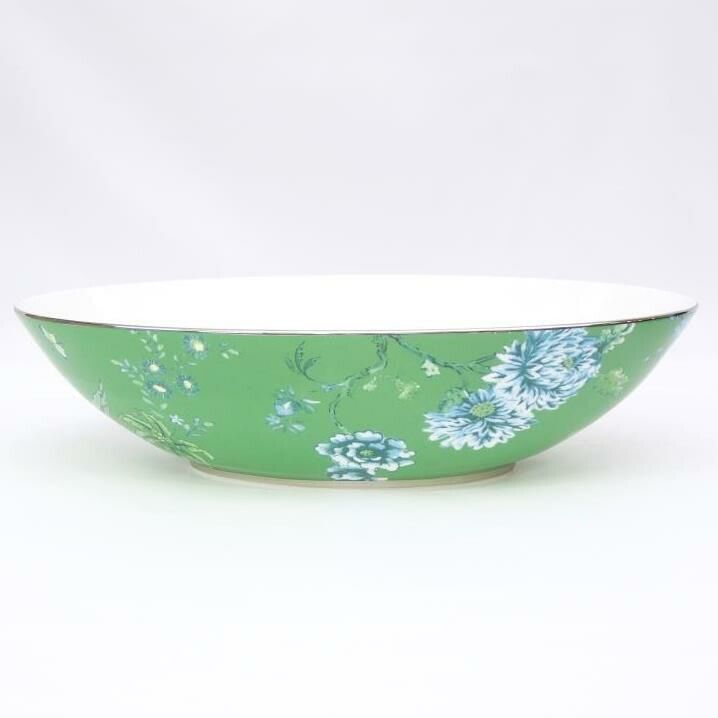 ウェッジウッド WEDGWOOD ジャスパー コンラン シノワズリ オーバルボール 食器 皿 グリーン