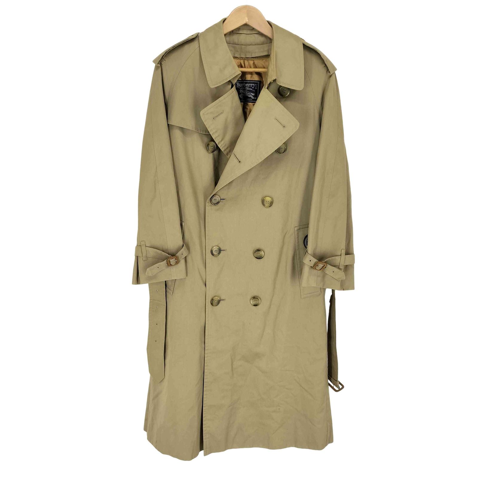 バーバリーズ BURBERRYS ノヴァチェックライナー付きトレンチコート メンズ 36