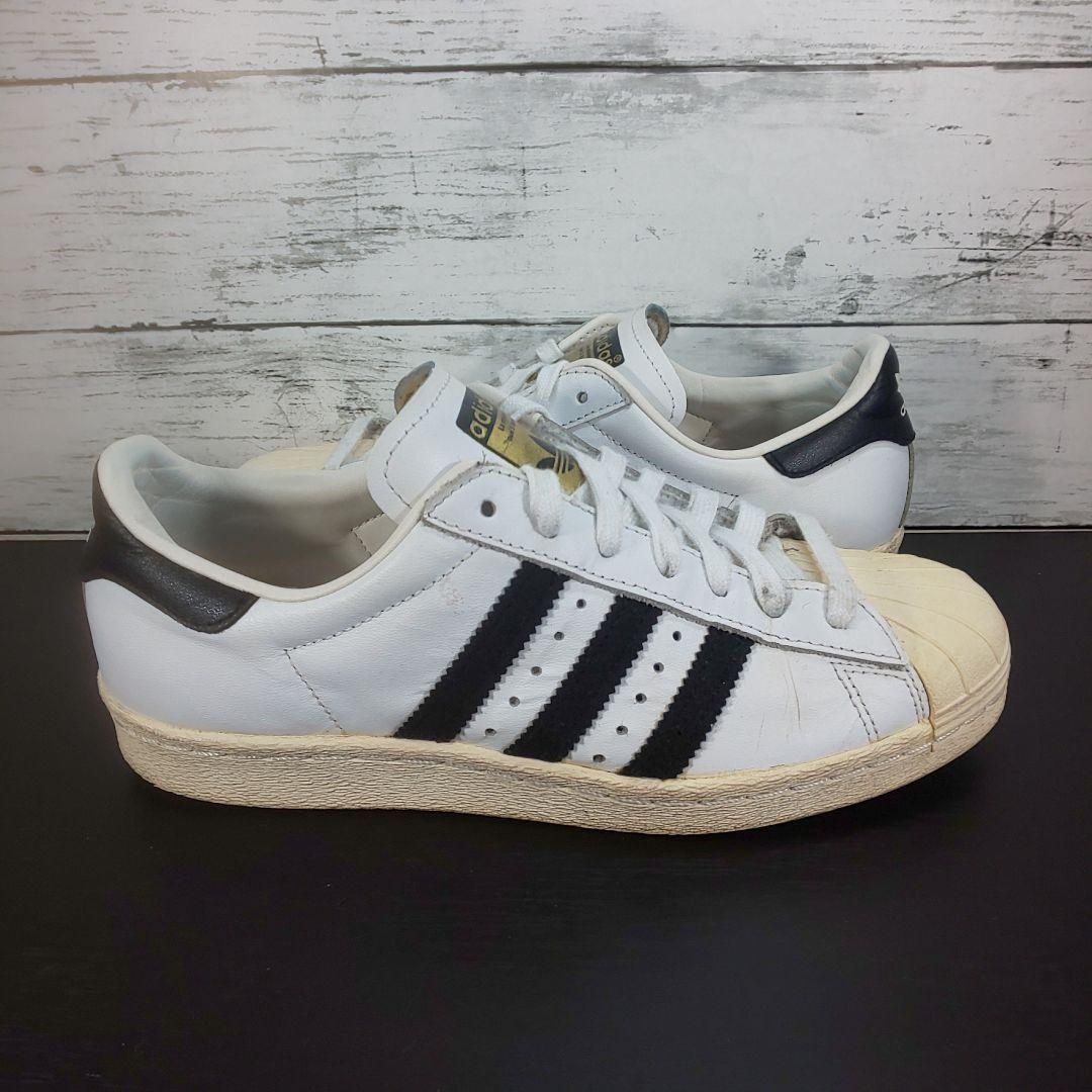 ユラックスα 中古 ADIDAS SUPER STAR 80s アディダス スーパースター 80ズ 23.5cm