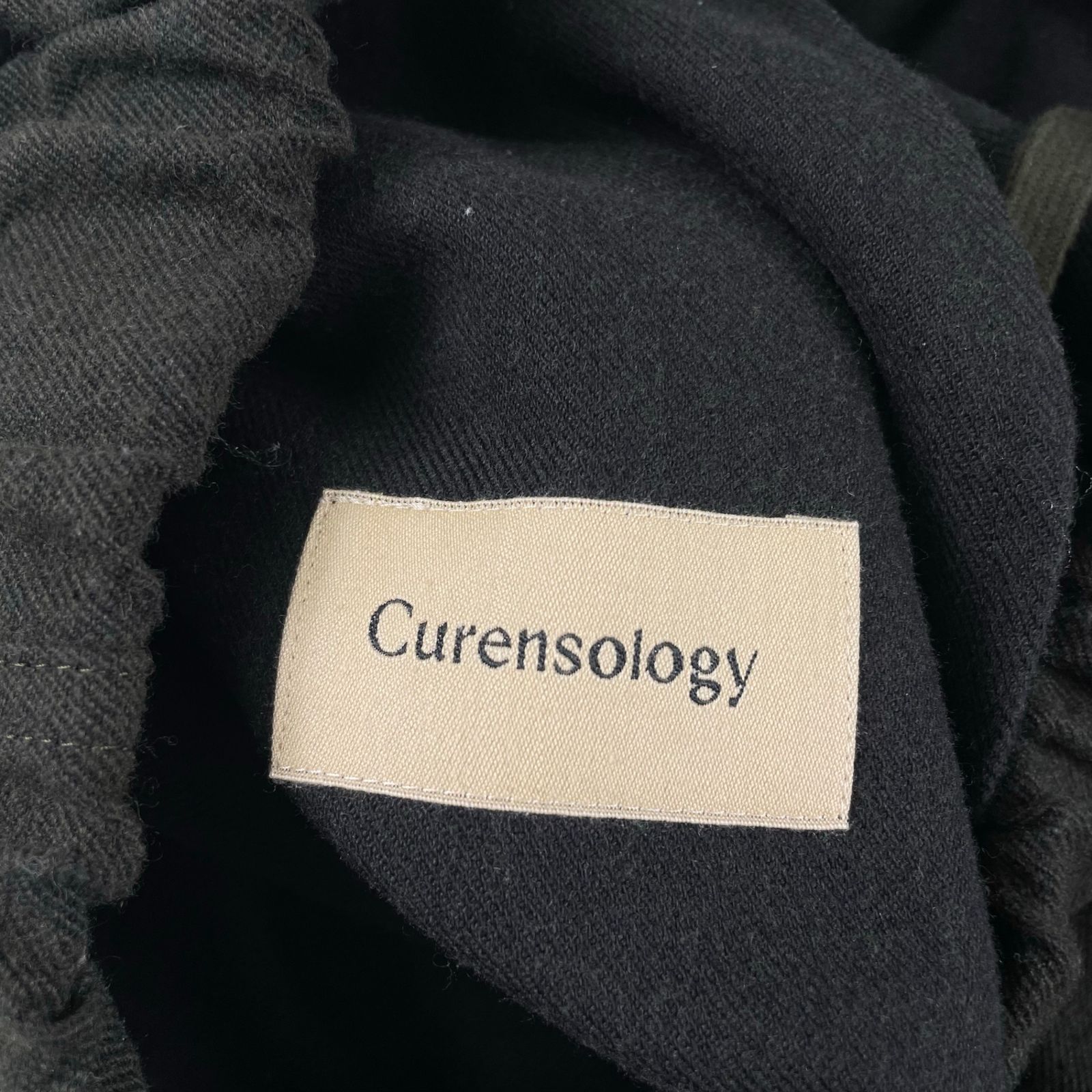  Curensology カレンソロジー コットンウールドロストパンツ カーキ 参考定価 26 000 tax SIZE ワイドパンツ イージーパンツ パンツ