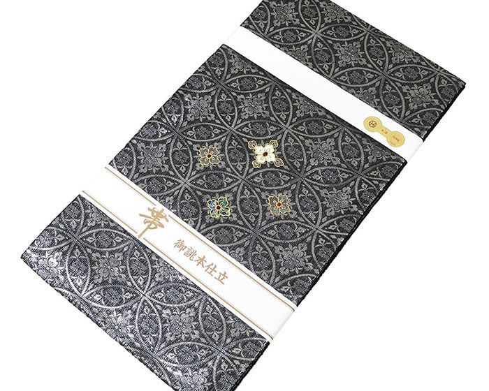 d*3様 袋帯☆藤本隆士☆落款☆螺鈿☆作家物☆仕立て上がり☆豪華 藤本隆士 袋帯 螺鈿 花模様 菱 華紋 着物034w - メルカリ