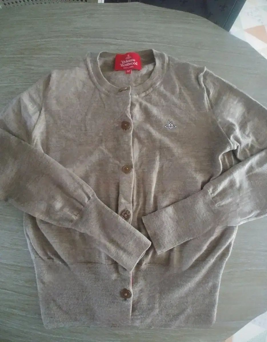 VIVIENNE WESTWOOD ヴィヴィアン ウエストウッド ベージュ カーディガン ウールカーディガン