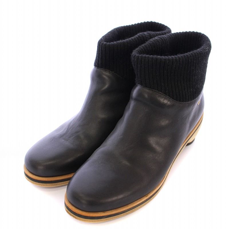 ミナペルホネン♩ニットショートブーツ♩24cm ミナペルホネン♩ニットショートブーツ♩24cm