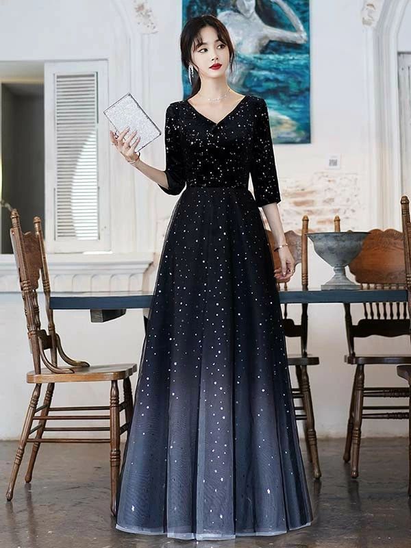 フェミニン パーティードレス