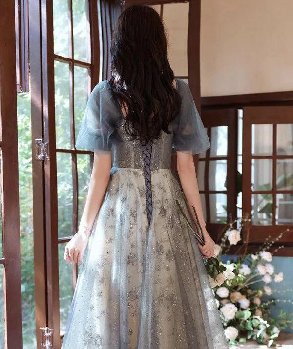 品質100％ 保証！ パーテイードレス ロング丈ドレス 着痩せ 発表会 演奏会 二次会 半袖 大きいサイズ 編み上げタイプ 上品 エレガント 20代 30代 結婚式 披露宴 フォーマルドレス