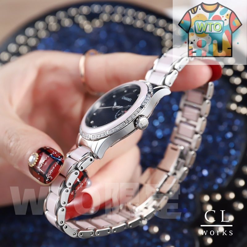  タイトル CHANEL 今日 シャネル ピンクセラミック クリスタルアクセント レディース腕時計 在庫 優惠価格 -WTO輸入1 自動巻き時計 腕時計(アナログ)