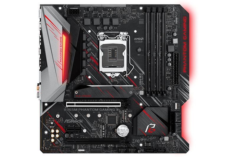 HY ASRock アスロック B365M Phantom Gaming 4 マザーボード LGA1151対応 Intel B365チップセット搭載 Micro-ATX ゲーミング向け 一部地域を除く HY003