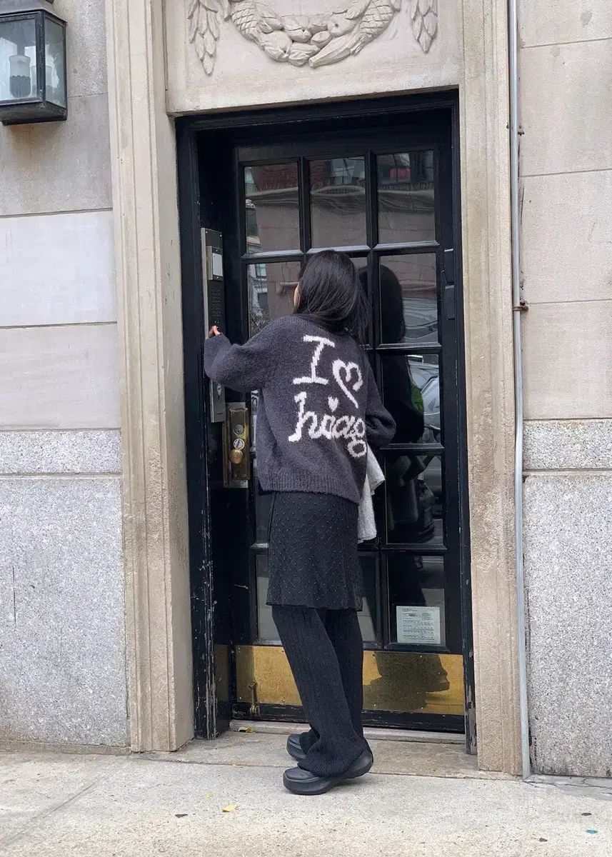 ヘイグ スレンダーニットパンツ haag slender knit pants