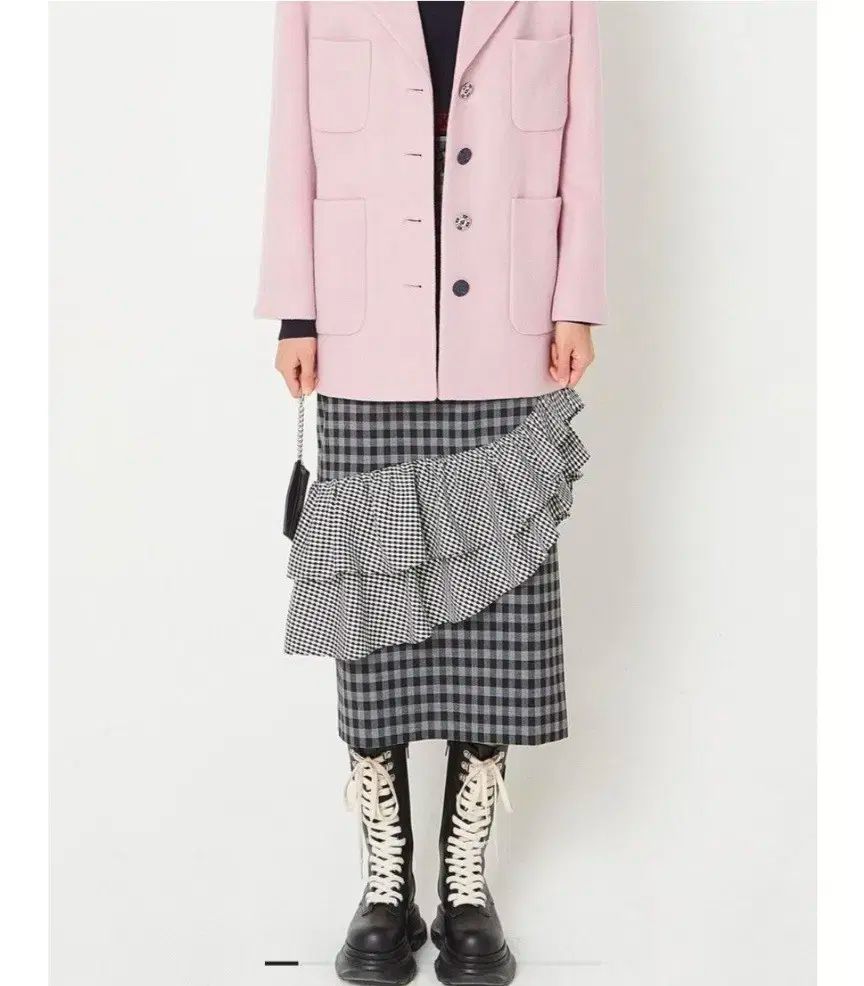 LUCKY CHOUETTE ラッキーシュエトゥ アウトポケット シングル ウールジャケット 36 使用感なし 22年式