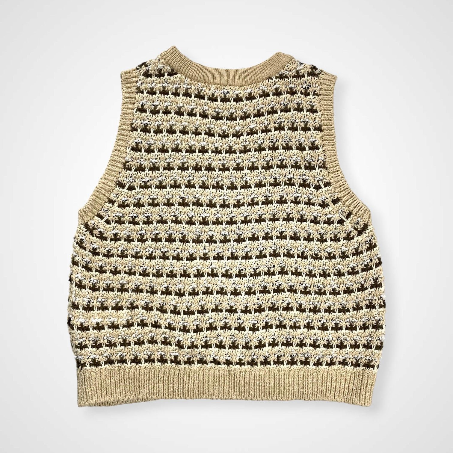 ROPE’ × COOHEM ロペ コーヘン SUKASHI BORDER KNIT VEST 25SS 参考定価 25 000 tax SIZE