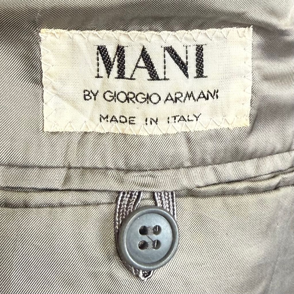 MANI by GIORGIO ARMANI テーラードジャケット イタリア製 NEW 