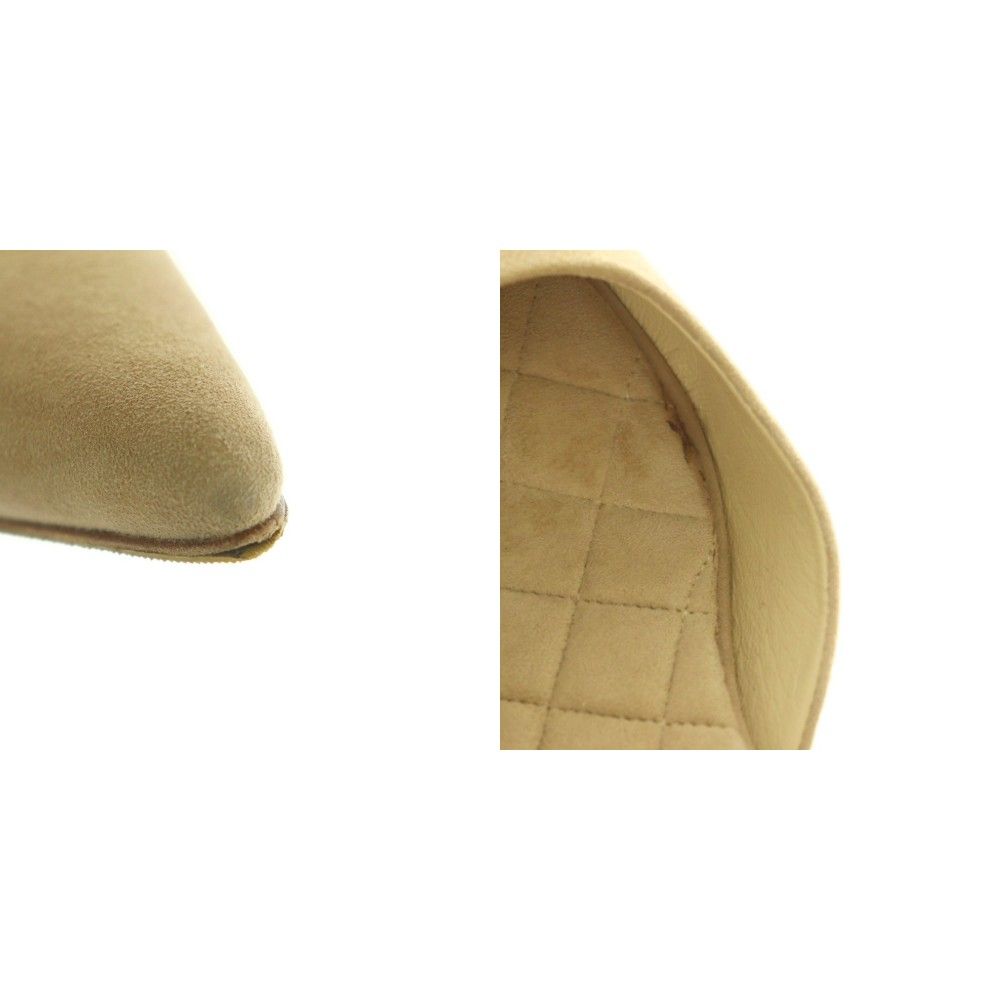  ブレンテッラ MUSE de Deuxieme Classe取扱 ミュール ポインテッドトゥ スエード 37 24.0 cm ベージュ MI OS ミュール サンダル ミュール