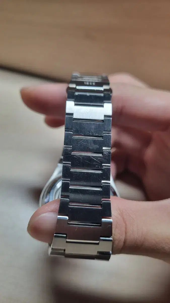  ティソ PRX パワーマティック 35mm デニム文字盤 タートルネック 自動巻き時計 腕時計(アナログ)