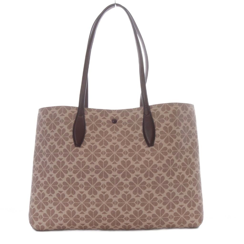 ケイトスペード KATE SPADE オール デイ スペード フラワー コーテッド キャンバス ラージ トート ポーチ付き ピンクマルチ YO21