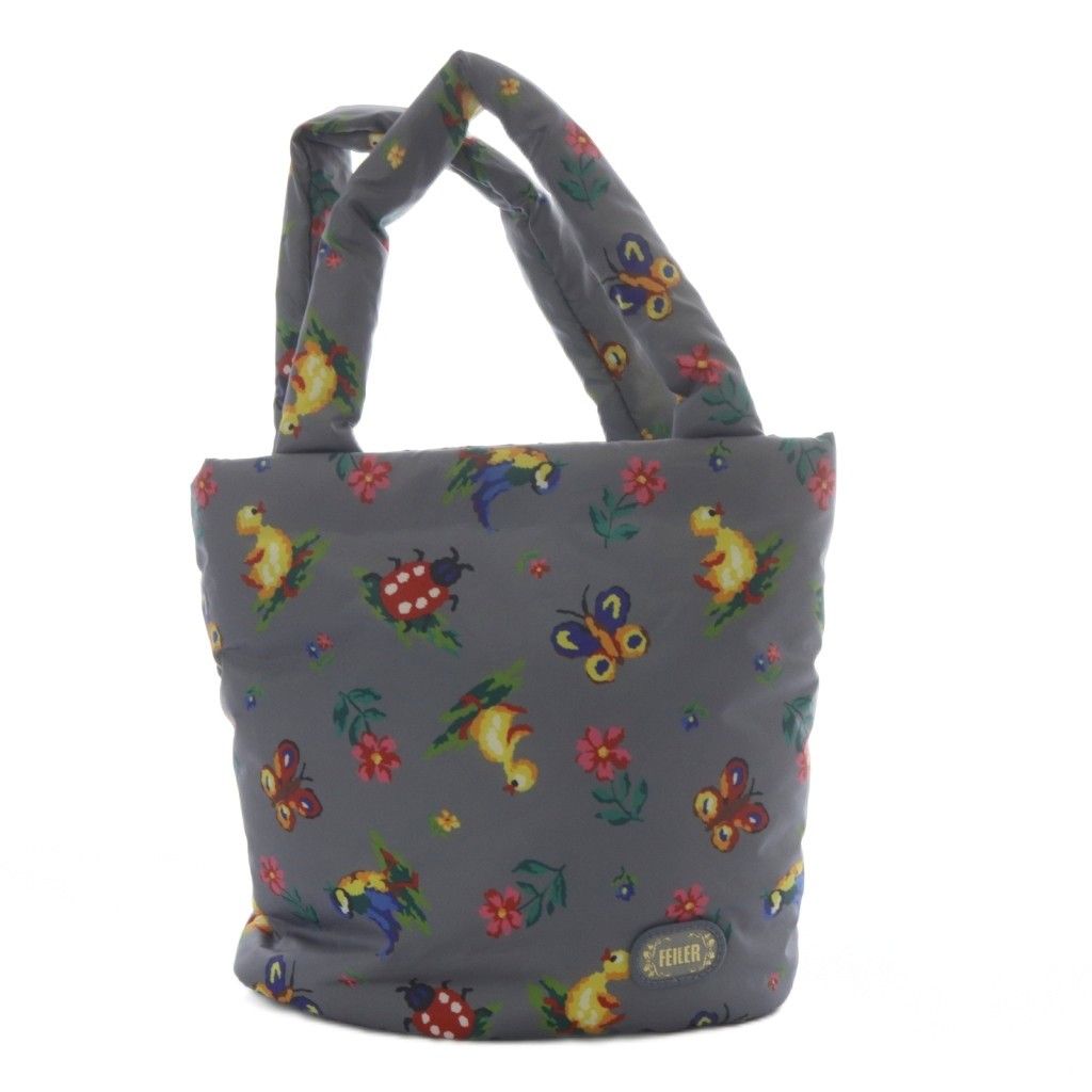 フェイラー FEILER ハイジ エコユーストートバッグ ハンドバッグ グレー YO22