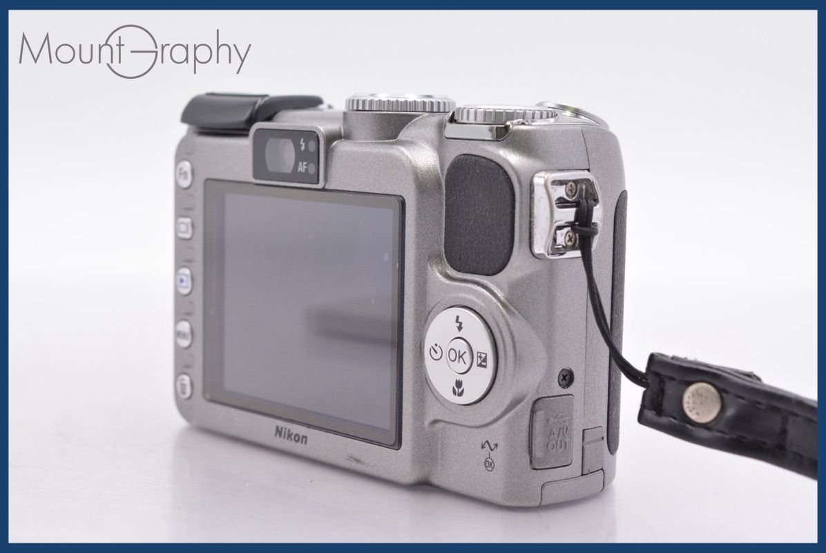 【美品】Nikon COOLPIX P5000 シルバー ☆ジャンク特価☆ ニコン Nikon COOLPIX P5000 3.5x バッテリー付属 同