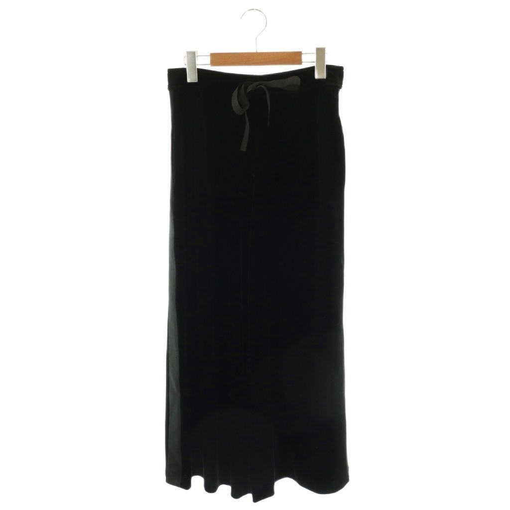 フォクシーニューヨーク FOXEY NEW YORK 40718 ベロアワイドパンツ ワイドパンツ イージー 38 ブラック DF OS