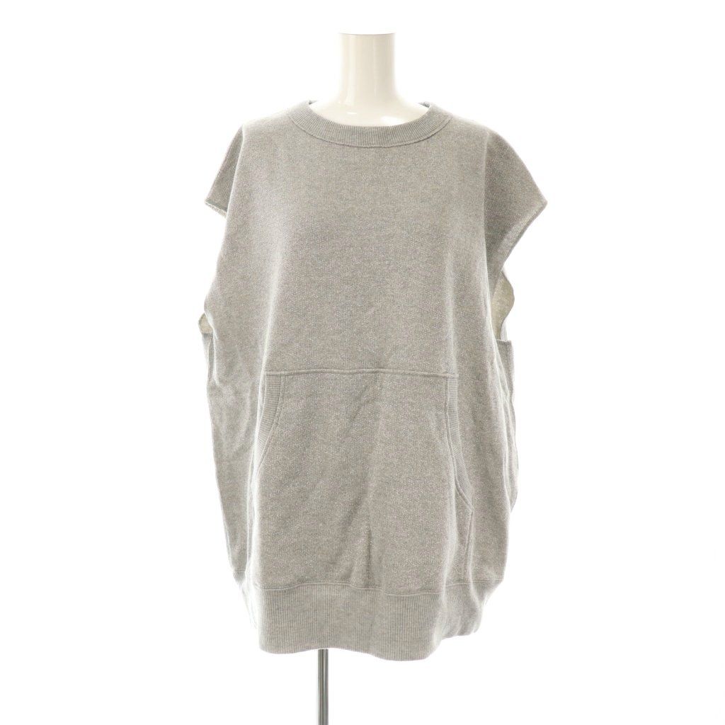 アストラット ASTRAET ラメ 裏毛 スウェット セットアップ イージーパンツ フレンチスリーブ 0 グレー CX OS