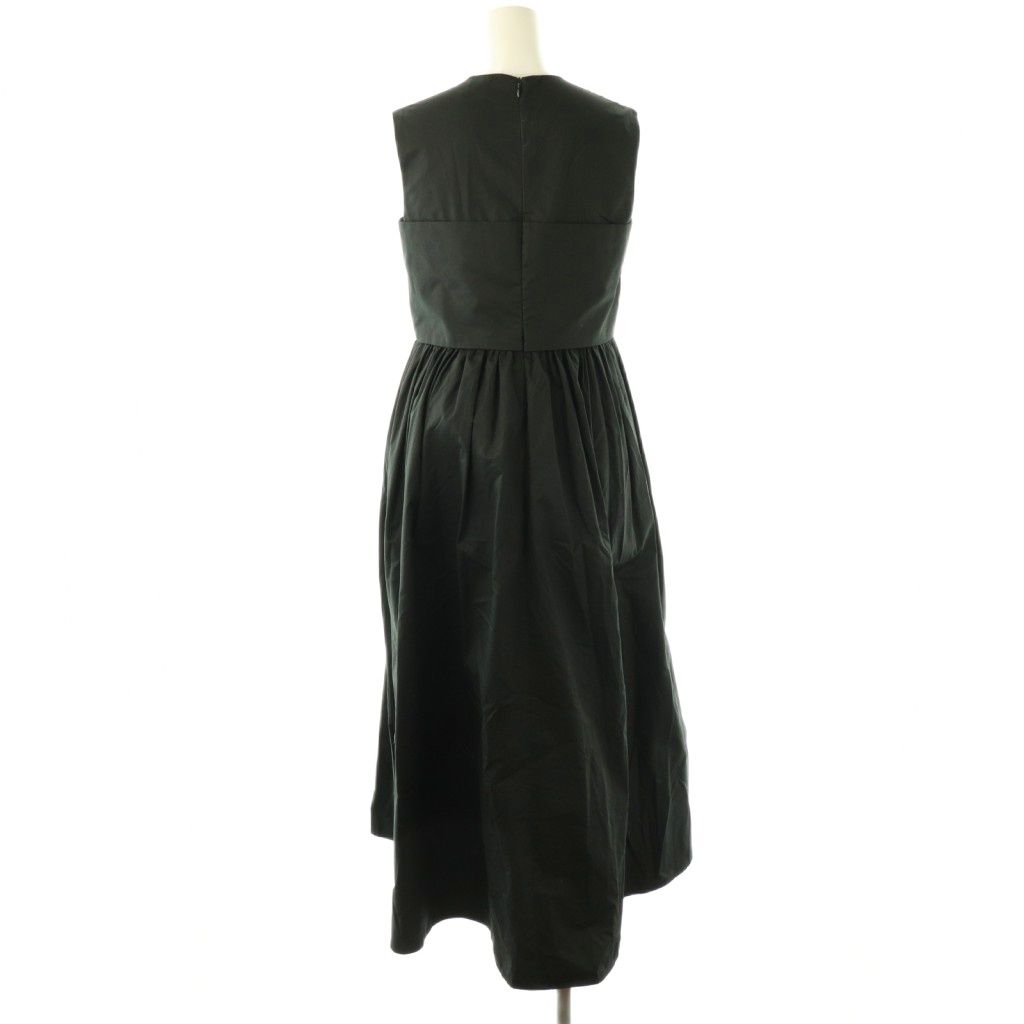 ケイナリタ KEINA RITA コットン ノースリーブ ワンピース ロング 36 ブラック HK OS