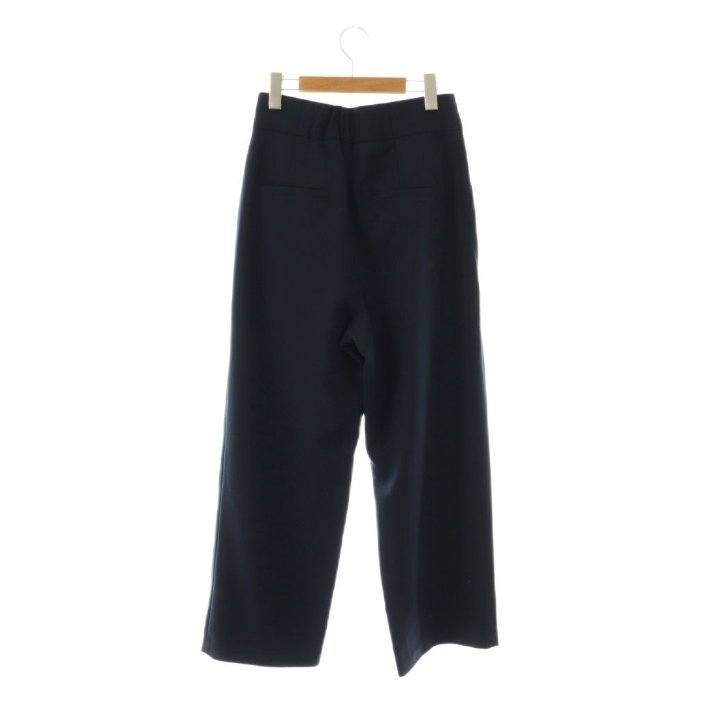 マチャット MACHATT タックワイドパンツ テーパード スラックス 38 紺 ネイビー AT OS