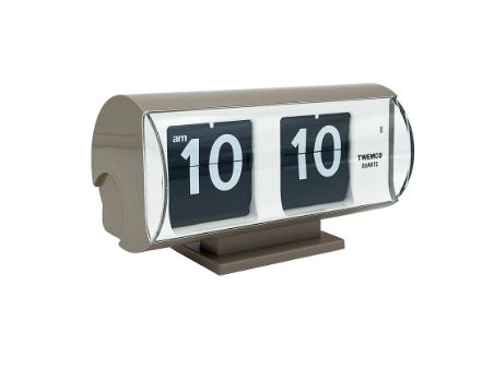 TWEMCO トゥエンコ QT-30 T グレー 置き時計 ドイツの動き 香港製