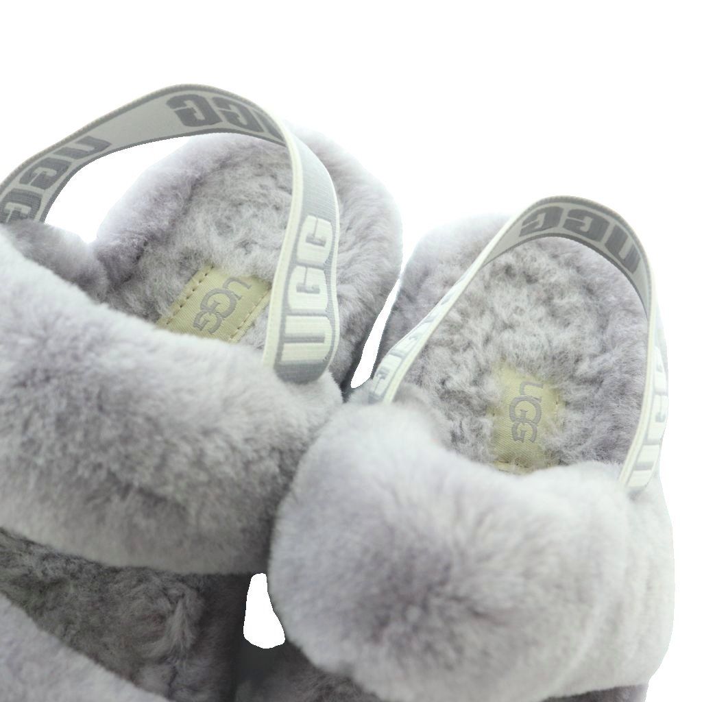 アグ オーストラリア UGG australia Oh Yeah ファーサンダル US6 23.0