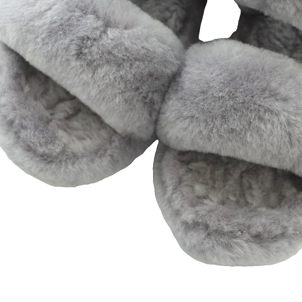 アグ オーストラリア UGG australia Oh Yeah ファーサンダル US6 23.0