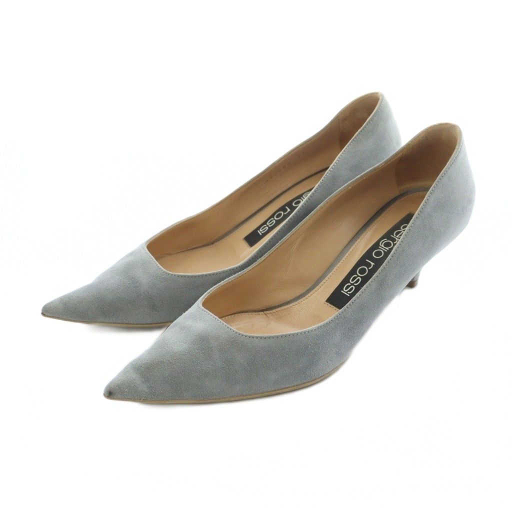 セルジオロッシ Sergio rossi パンプス ポインテッドトゥ ヒール