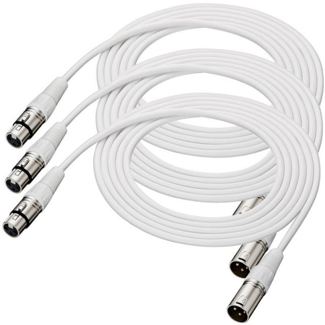 audio-technica オーディオテクニカ BX 3 3.0 WH オーディオインターフェイスやミキサーなどとマイクロホンを接続するXLRケーブル 3本セット