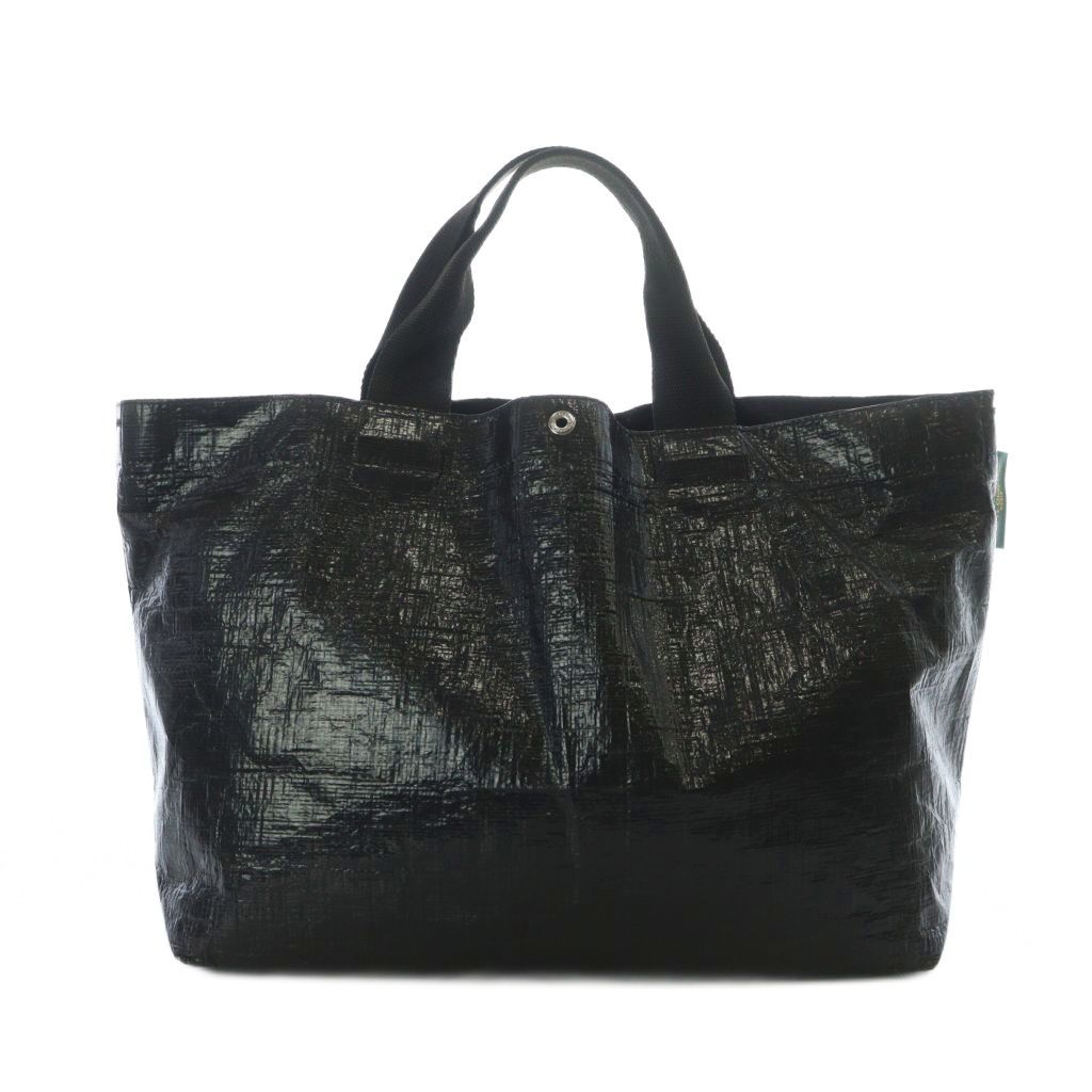 エルベシャプリエ Herve Chapelier マルシェバッグ ミニトート ハンド M 黒 ブラック 2012PP RI OS