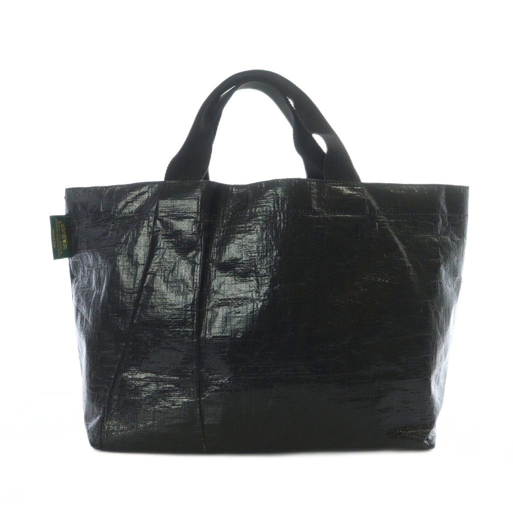 エルベシャプリエ Herve Chapelier マルシェバッグ ミニトート ハンド M 黒 ブラック 2012PP RI OS