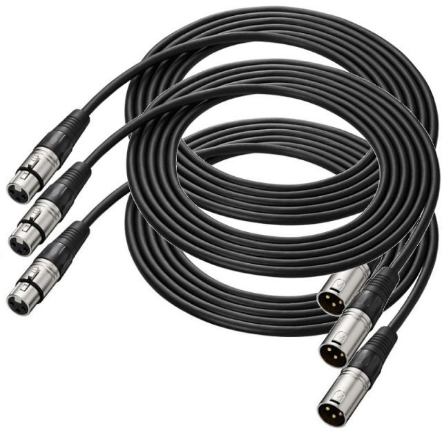 audio-technica オーディオテクニカ BX 3 3.0 BK オーディオインターフェイスやミキサーなどとマイクロホンを接続するXLRケーブル 3本セット