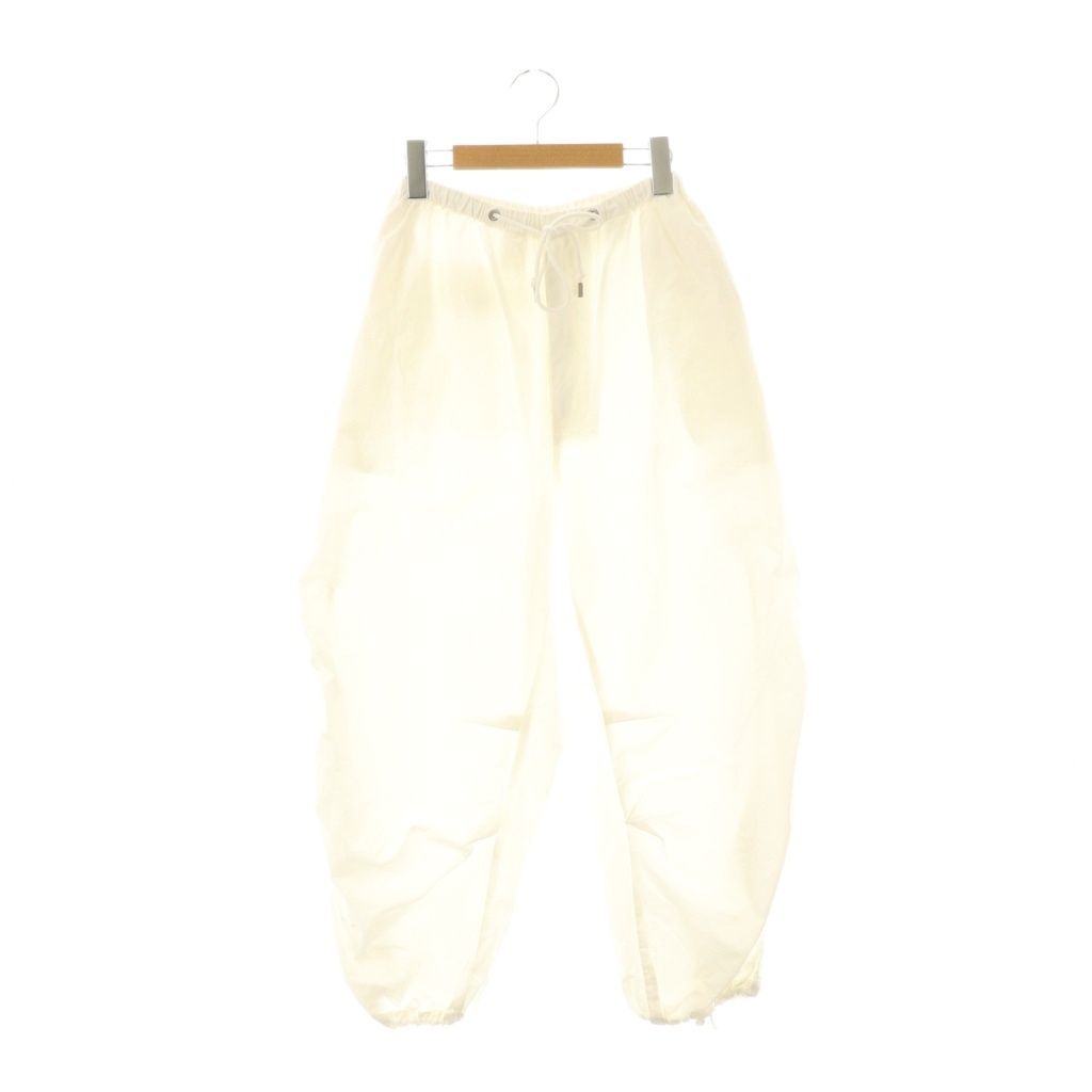 トゥデイフル TODAYFUL 23SS Boyfriend Nylon Pants バルーンシルエットパンツ ワイドパンツ 36 ホワイト DF OS