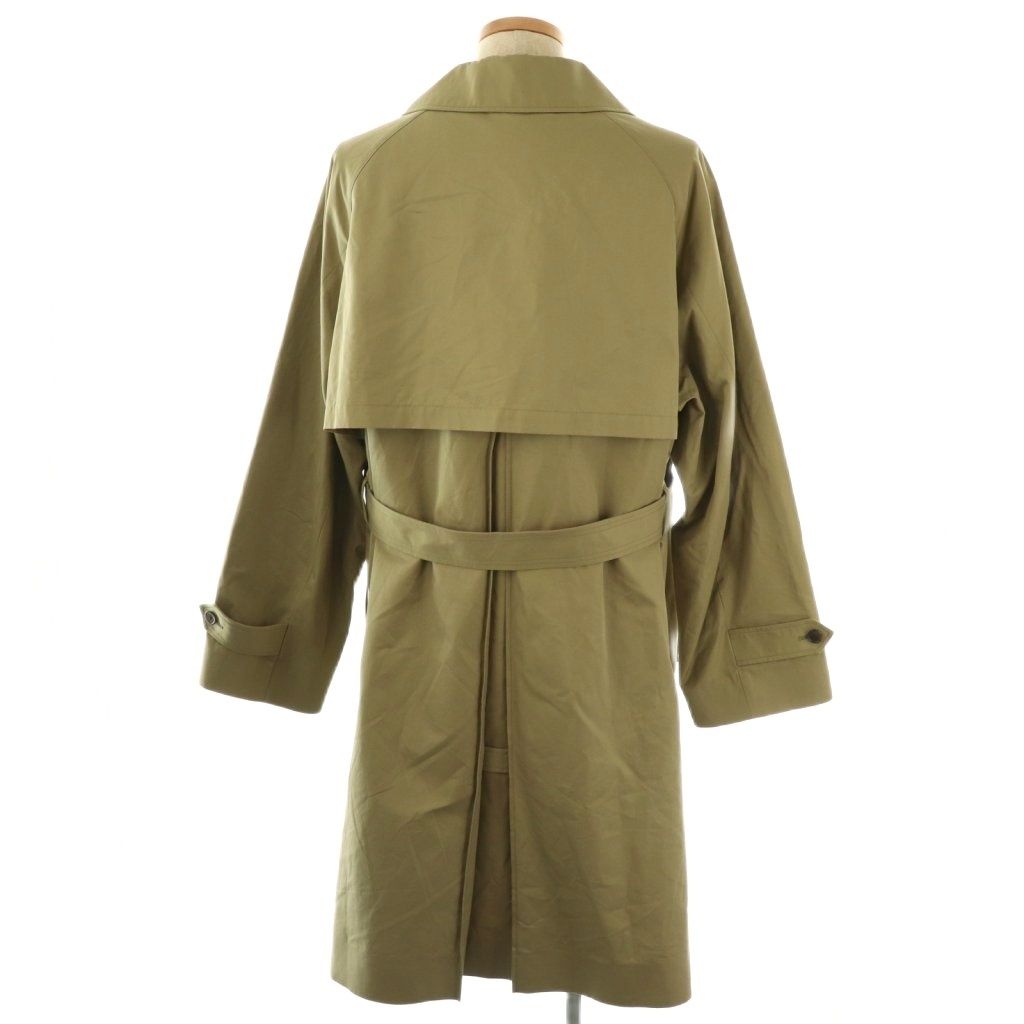 マーカウェア MARKA WARE 25SS オーガニック GIZA ギャバジン トレンチコート 2 カーキ ES OS