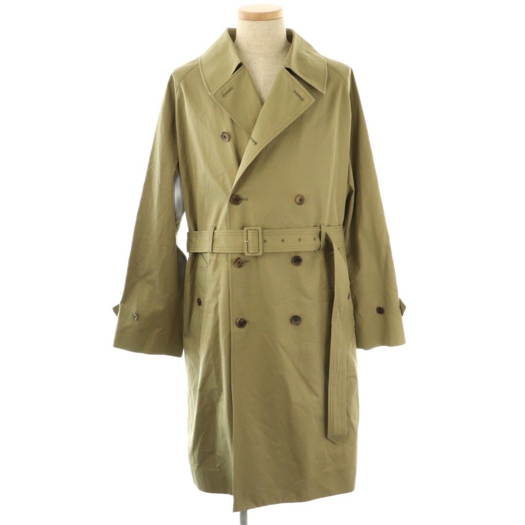 マーカウェア MARKA WARE 25SS オーガニック GIZA ギャバジン トレンチコート 2 カーキ ES OS