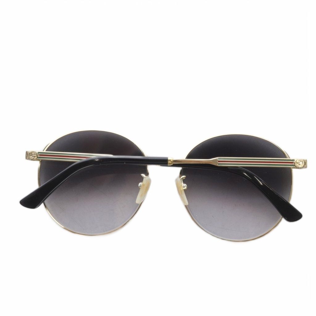 グッチ GUCCI シェリーライン インターロッキングG サングラス 58 17-150 ゴールド色 ブラック YO 13 OH