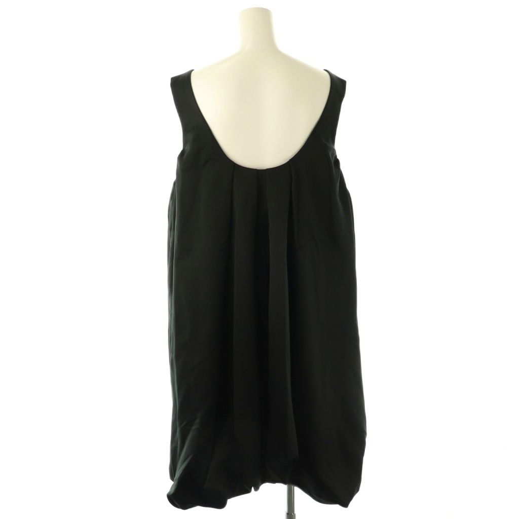 Cygne シーニュ 25 SS バルーンミニワンピース ノースリーブ cherry 0 ブラック HK OS