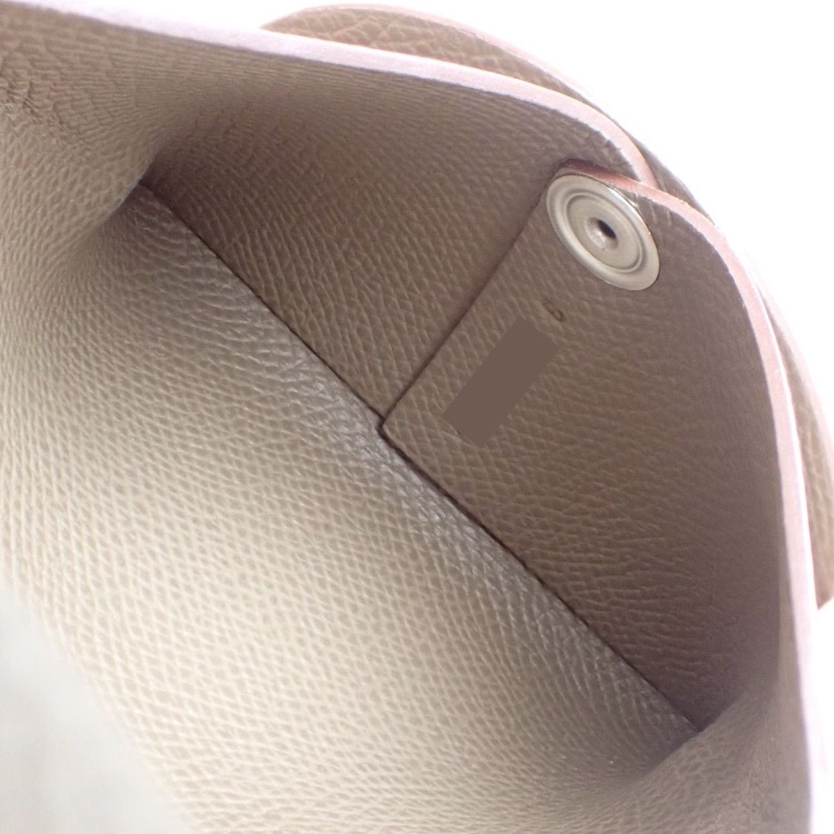 HERMES(エルメス) バスティア エトープ/エトゥープ グレージュ ヴォーエプソン パラジウム金具 シルバー金具 U刻印 ケース パース ミニウォレット 小物 レディース 40802163892【アラモード】 HERMES(エルメス) バスティア エトープ/エトゥープ グレージュ ヴォー