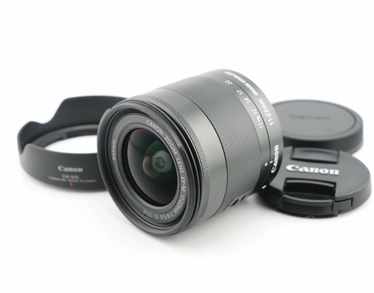 上 キヤノン CANON EF-M 11-22mm F4-5.6 IS STM I1155＃3694
