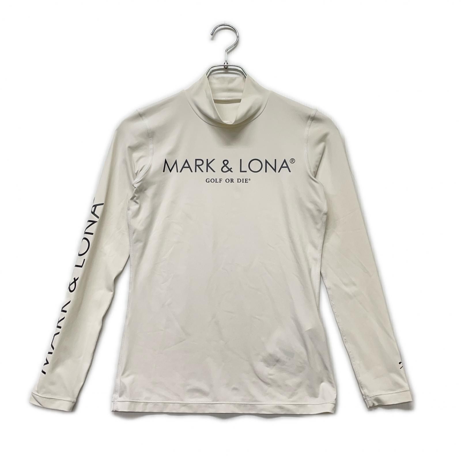 レディース マークアンドロナ MARK&LONA 長袖シャツ 38(M) 白 モック