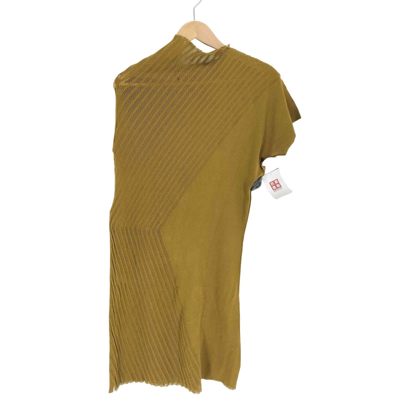 イッセイミヤケ ISSEY MIYAKE 変形メッシュニットワンピース レディース 2