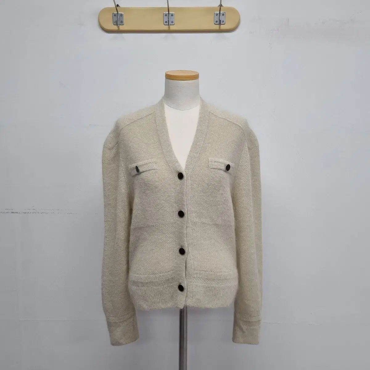  TIME 2020 ベージュ モヘア カーディガン 長袖 カーディガン ボレロ アンサンブル