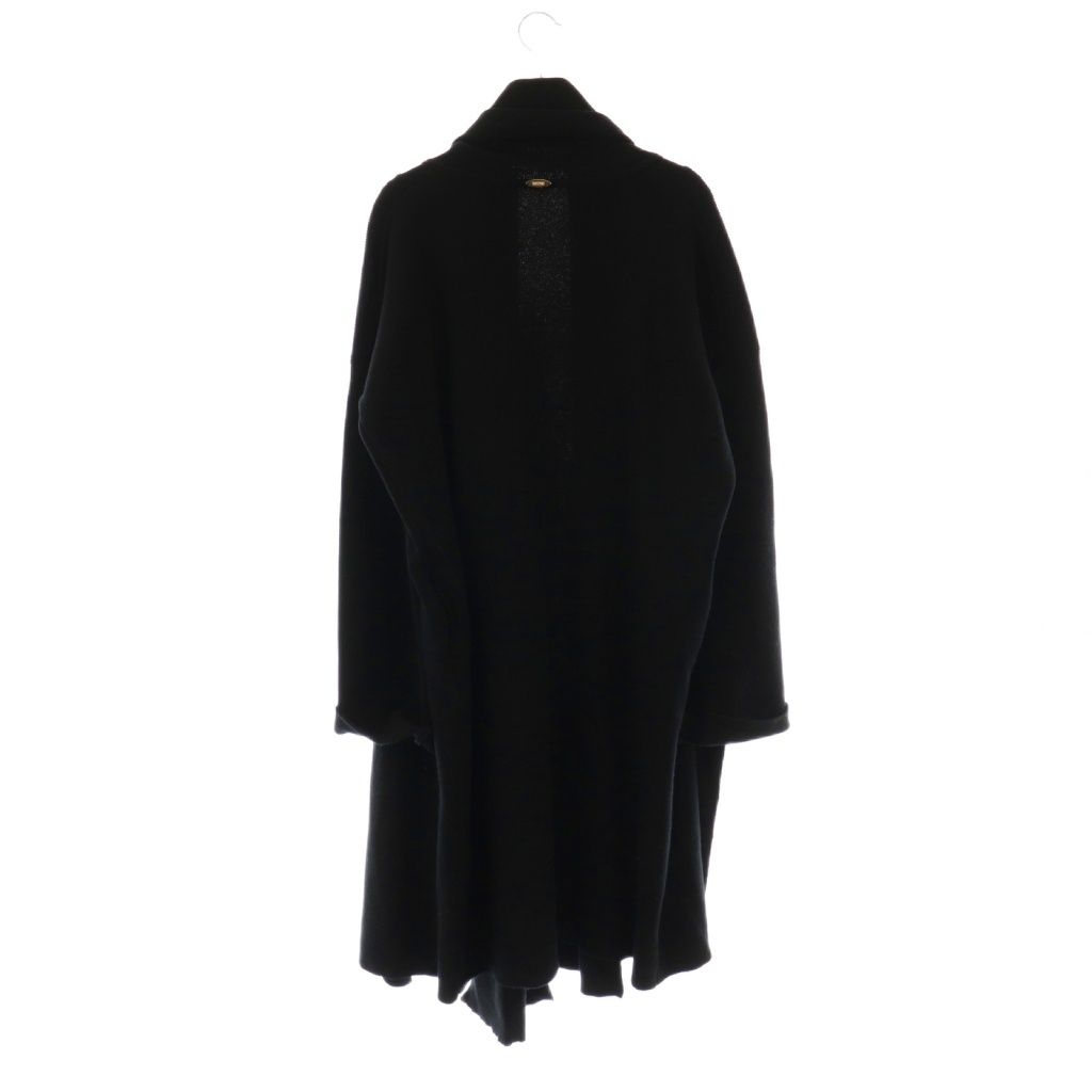 ミューズ ドゥーズィエム クラス MUSE de Deuxieme Classe IASONストールガウン カーディガン ニット ロング ブラック HK OS