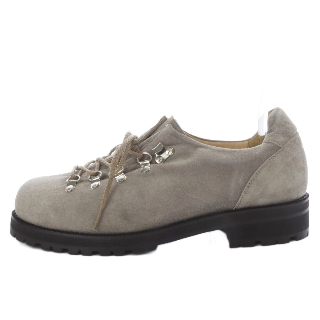 バーニーズニューヨーク BARNEYS NEW YORK トレッキングシューズ ローカット ピッグスエード 8 グレー YO22