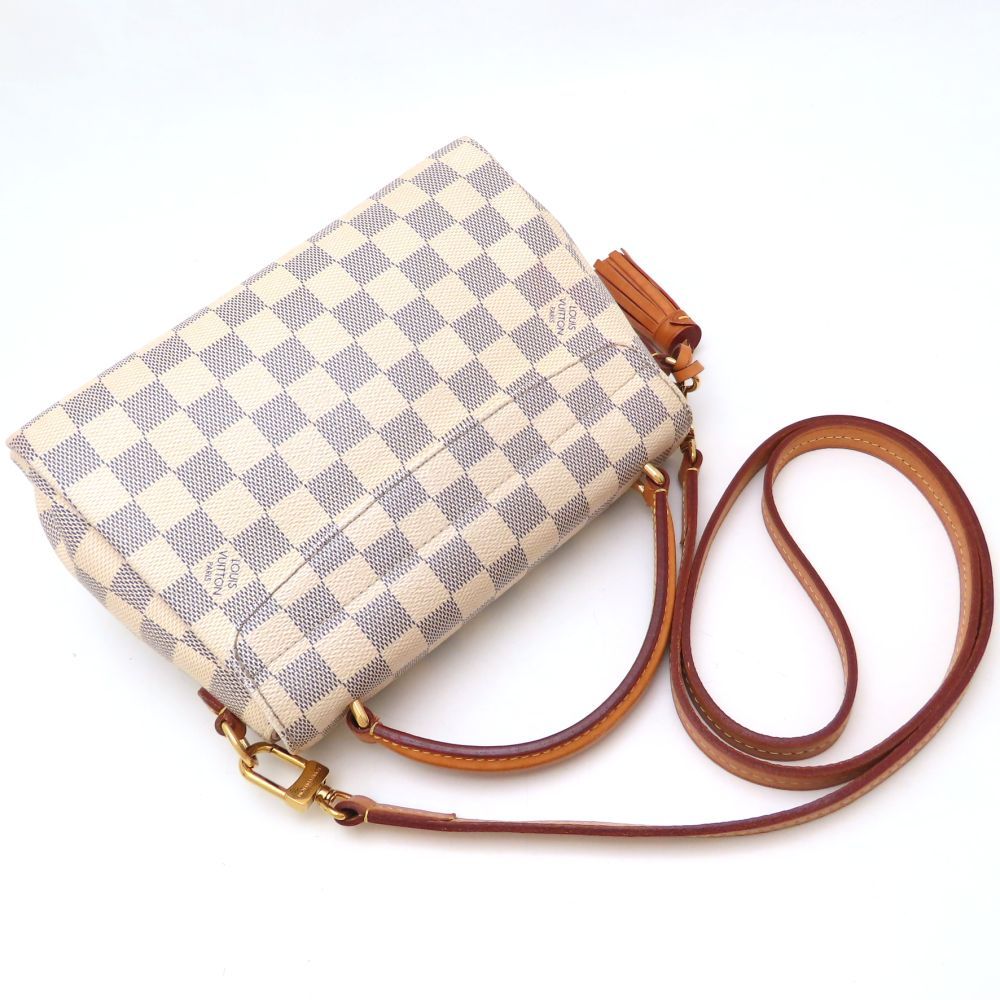  LOUIS VUITTON ルイヴィトン ダミエ アズール クロワゼット N 41581 2 Way ショルダーバッグ レディース 352899 ショルダーバッグ ショルダーバッグ