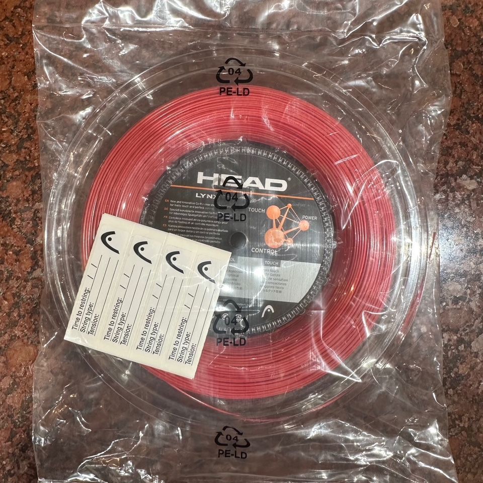 55 OFF ヘッド HEAD LYNX ロールガット200ｍ レッド 281794