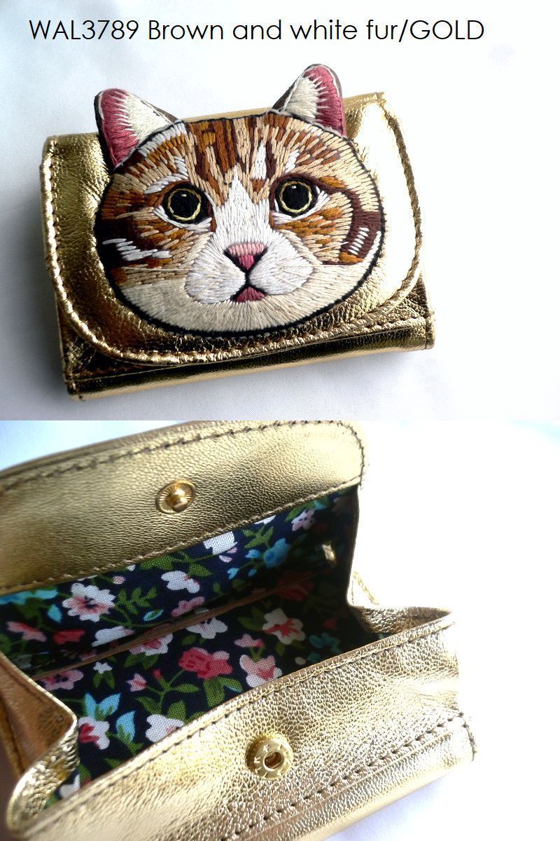 tamao world タマオワールド 折り財布 猫 ネコ ねこ ミニ財布 2911