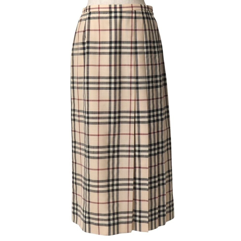 □美品□BURBERRY バーバリー ロングスカート サイズ38 チェック
