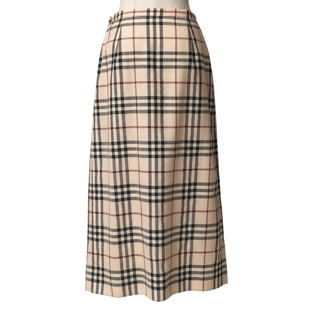 BURBERRY バーバリー ロング・マキシ丈スカート レディース 【古着】【中古】 □美品□BURBERRY バーバリー ロングスカート サイズ38 チェック