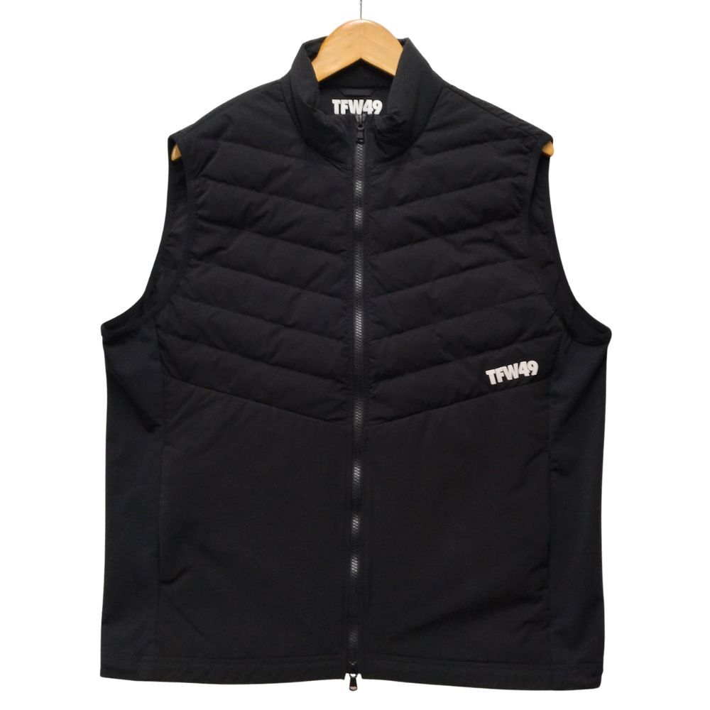 TFW49 ティーエフダブリューフォーティーナイン 品番 T042420020 SHIELD WARMER VEST 薄手 ダウンベス ブラック サイズ XL 52794